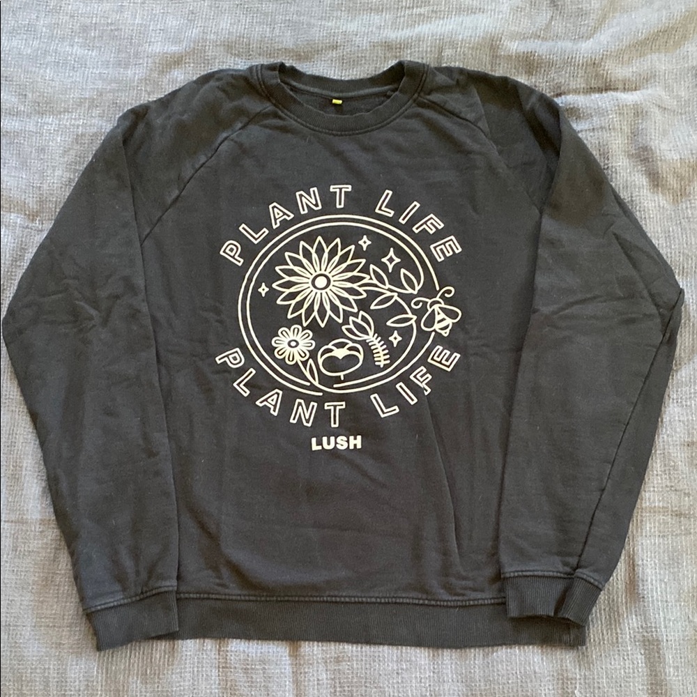 LUSH cosmetics crew neck sweatshirt